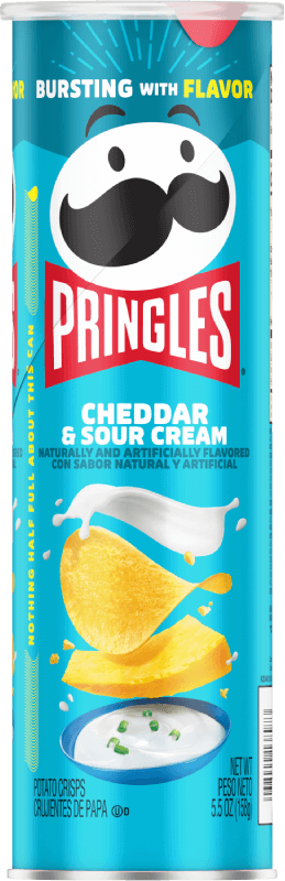 PRINGLES CHEDDAR & SOUR CREAM CRISPS