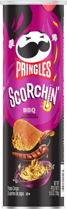 PRINGLES SCORCHIN' BBQ CRISPS