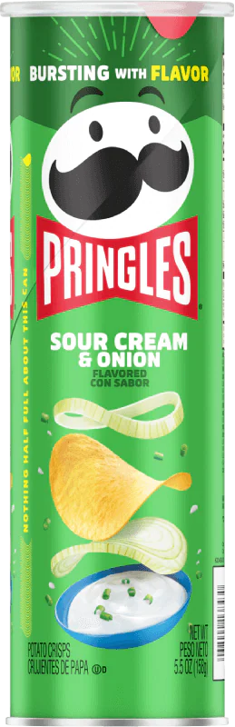 PRINGLES SOUR CREAM & ONION CRISPS