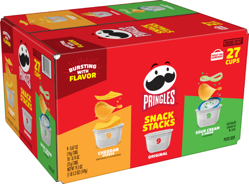 PRINGLES SNACK STACK VARIETY PACK, 3 CRISP FLAVORS