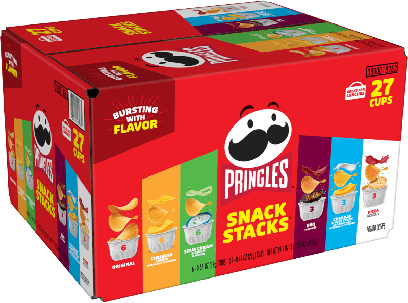 PRINGLES SNACK STACK VARIETY PACK, 6 CRISP FLAVORS